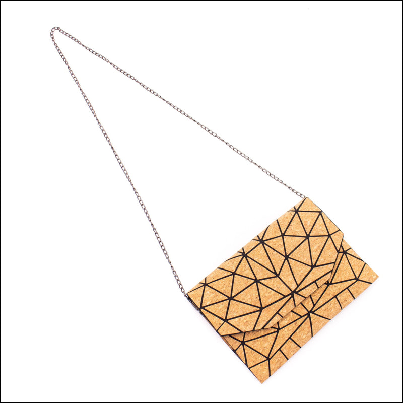 Natural Cork Crossbody Bag & Wallet Set SET-015 Flash Sales