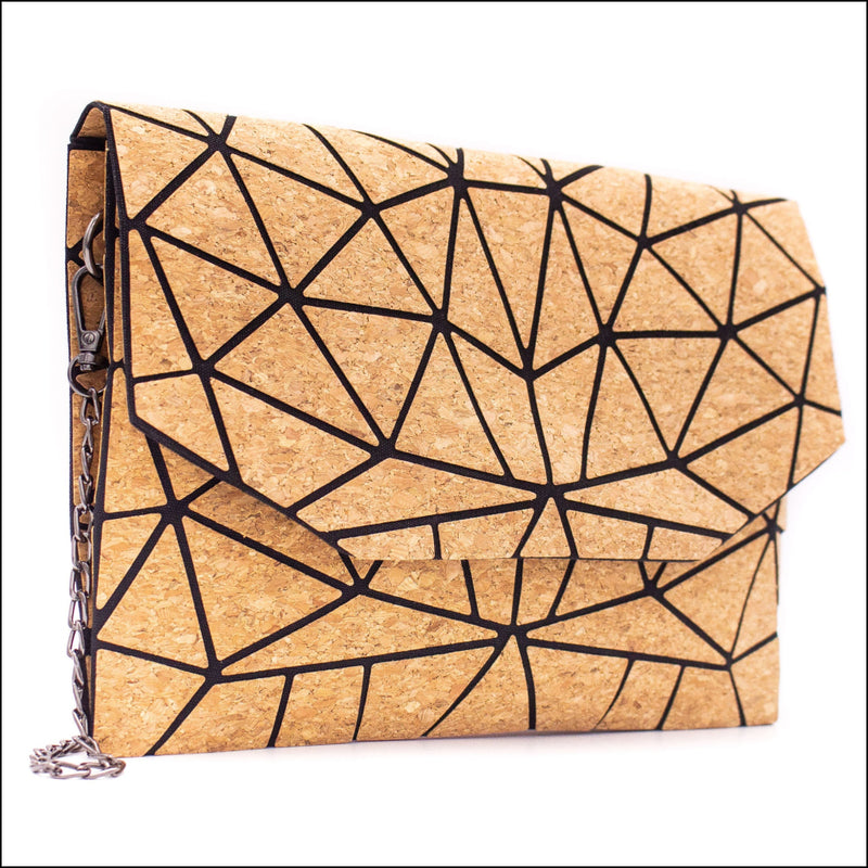 Natural Cork Crossbody Bag & Wallet Set SET-015 Flash Sales