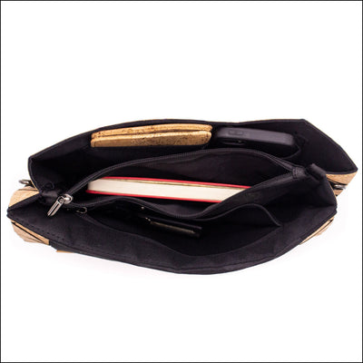 Natural Cork Crossbody Bag & Wallet Set SET-015 Flash Sales