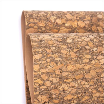 Natural Cork Fabric Original Wood Grain Cof-344