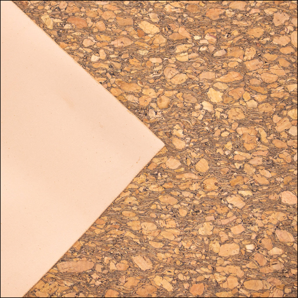 Natural Cork Fabric Original Wood Grain Cof-344