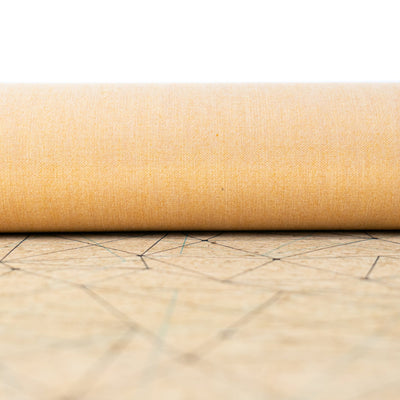 Natural Cork Fabric with Abstract Geometric Line Pattern COF-669 cork fabric