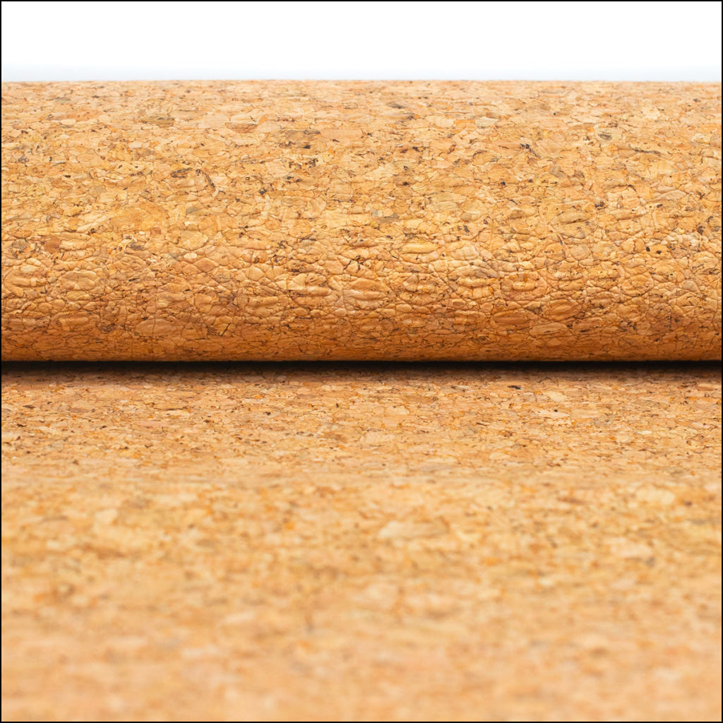 Natural Cork Fabric With Embossed Texture Effect Cof-479 Cork Fabric