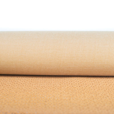 Natural Cork Fabric With Laser Cutout Effect And Silver Backing Cof-466 Cork Fabric