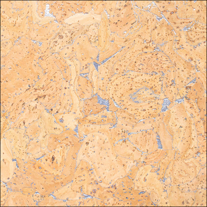 Natural Cork Fabric with Silver Veins COF-364-A cork fabric