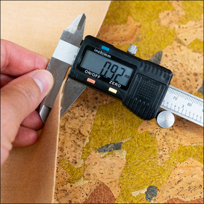 Natural Cork Fabric with Yellow-Gold Accents COF-629 cork fabric