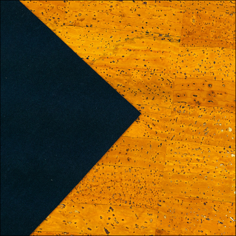 Natural Cork in Warm Amber Tone COF-654 cork fabric