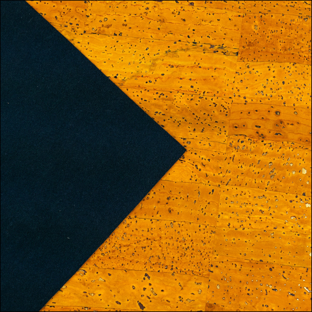 Natural Cork in Warm Amber Tone COF-654 cork fabric