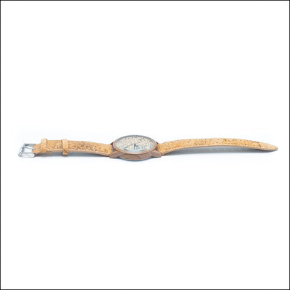 Natural Cork Set of Belt and Watch SET-023 Flash Sales