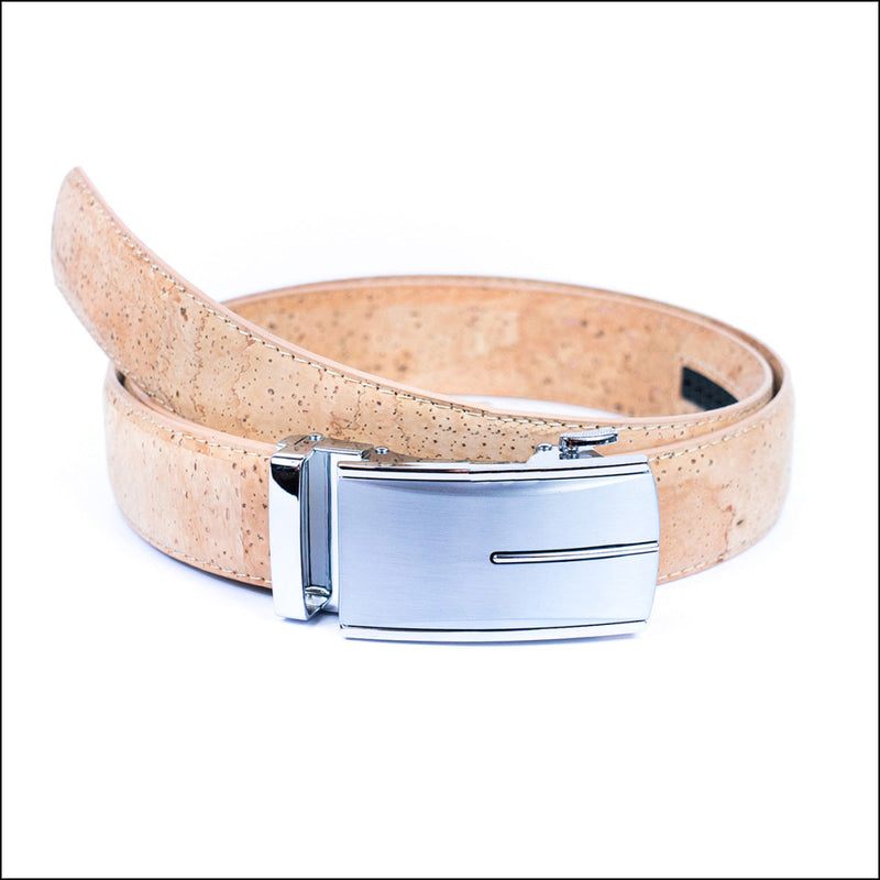 Natural Cork Set of Belt and Watch SET-023 Flash Sales