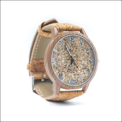 Natural Cork Set of Belt and Watch SET-023 Flash Sales