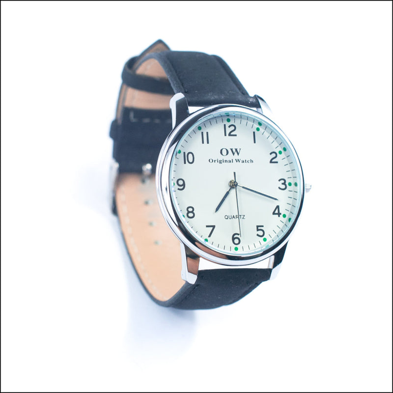 Natural Cork Set of Belt and Watch SET-023 Flash Sales