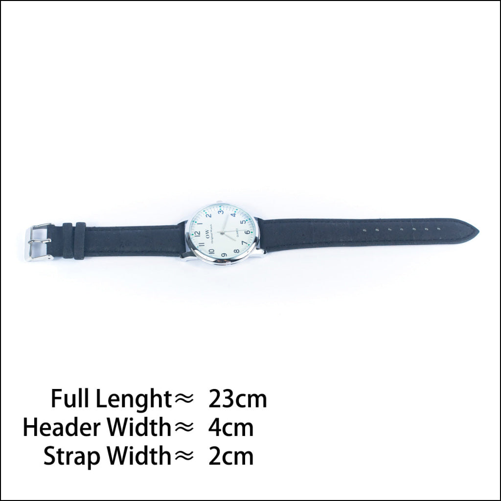 Natural Cork Set of Belt and Watch SET-023 Flash Sales