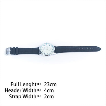 Natural Cork Set of Belt and Watch SET-023 Flash Sales