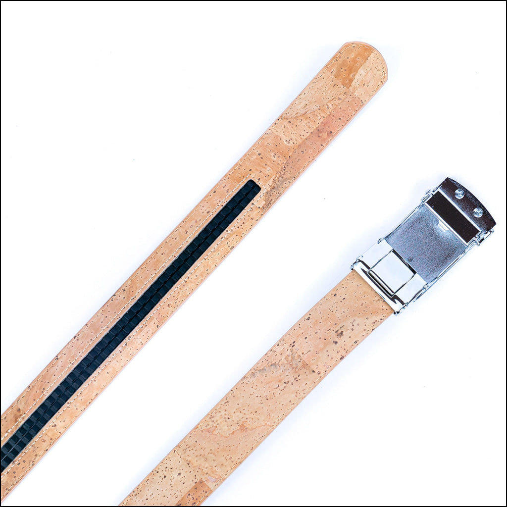 Natural Cork Set of Belt and Watch SET-023 Flash Sales