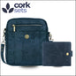 Natural Cork Set of Men’s Crossbody Bag and Wallet SET-020 B Flash Sales
