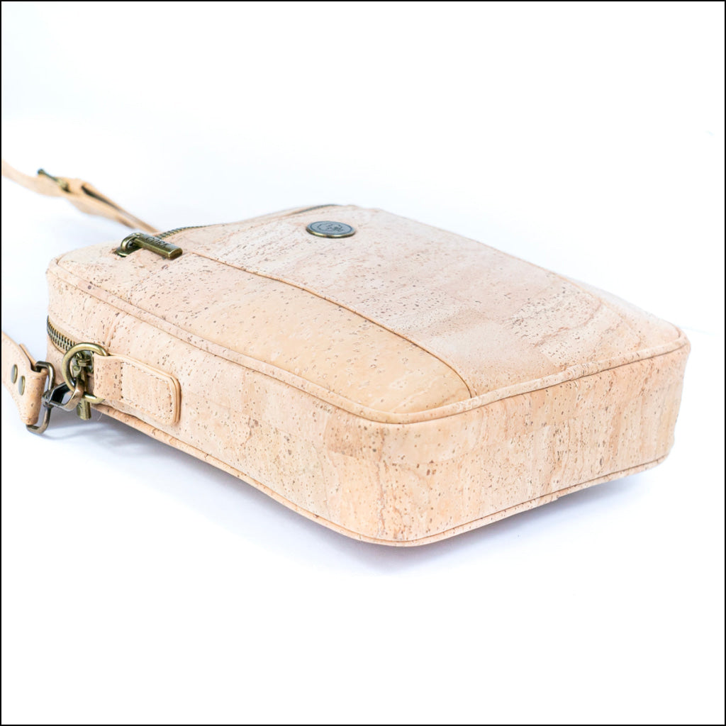 Natural Cork Set of Men’s Crossbody Bag and Wallet SET-020 Flash Sales