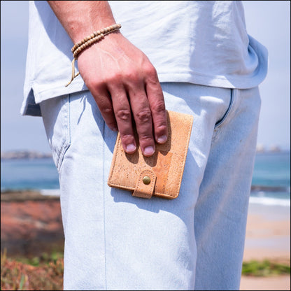 Natural Cork Set of Men’s Crossbody Bag and Wallet SET-020 Flash Sales