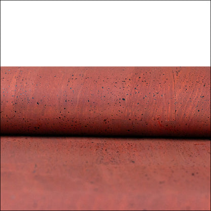 Natural Dark Red Cork Fabric - 0.81Mm Thickness Cof-591 Cork Fabric
