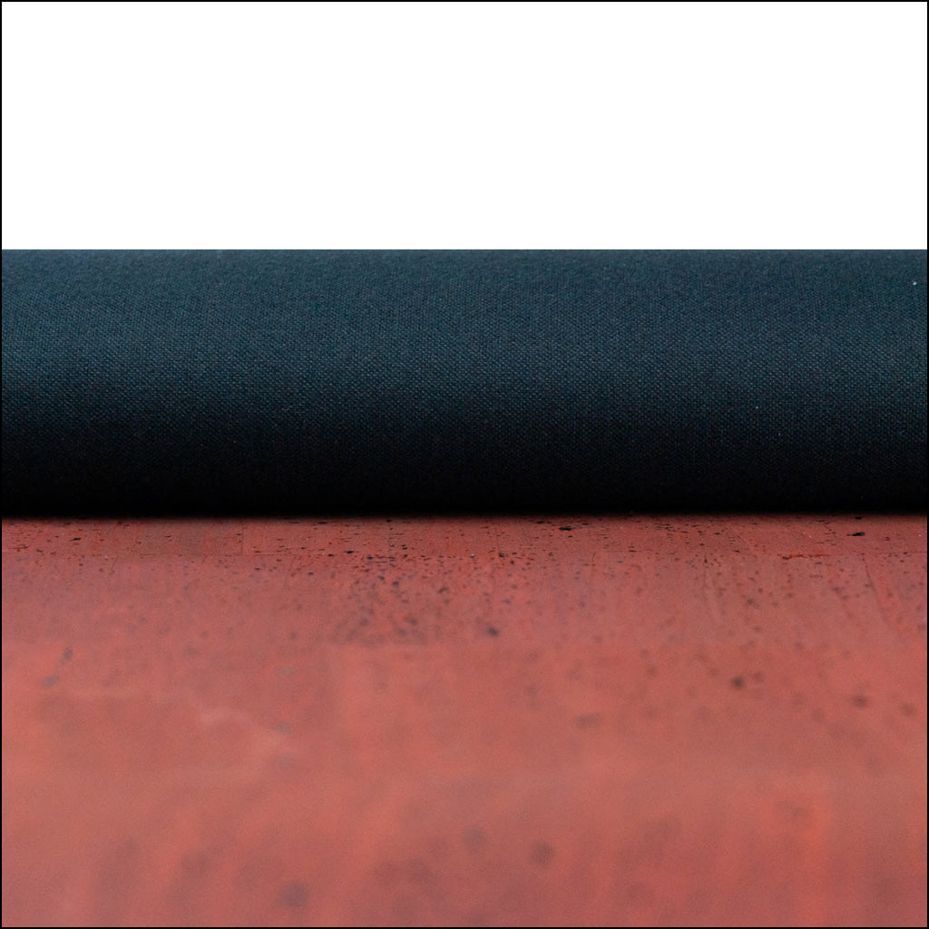 Natural Dark Red Cork Fabric - 0.81Mm Thickness Cof-591 Cork Fabric
