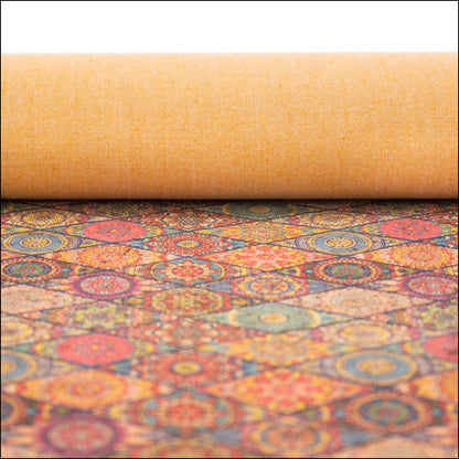 Ceramic Tile Cork Fabric Sheet Korkstoff Cof-304