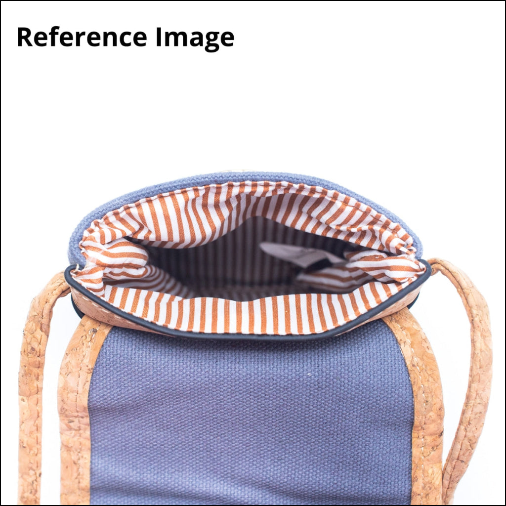 Natural White Cork Open Top Hat and Cork Mobile Sling Bag SET-018 Flash Sales