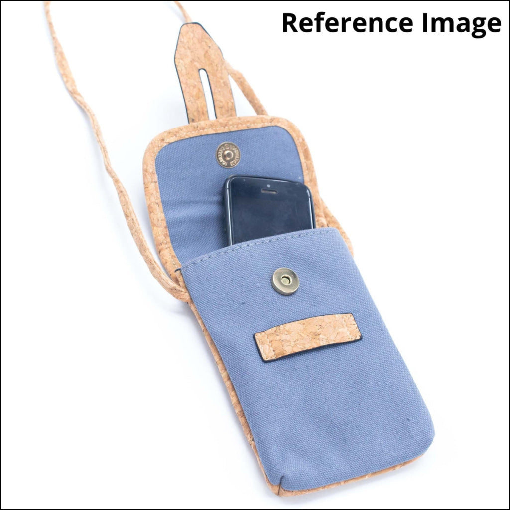 Natural White Cork Open Top Hat and Cork Mobile Sling Bag SET-018 Flash Sales
