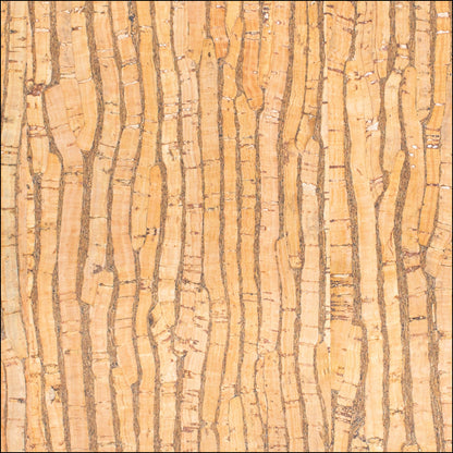 Natural With Stripes - Portuguese Cork Fabric Cof-246