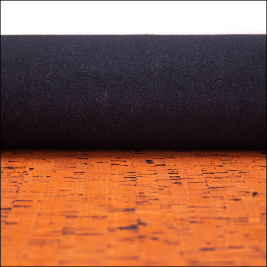 Orange Portuguese Cork Fabric Rustic Cof-184 Cork Fabric