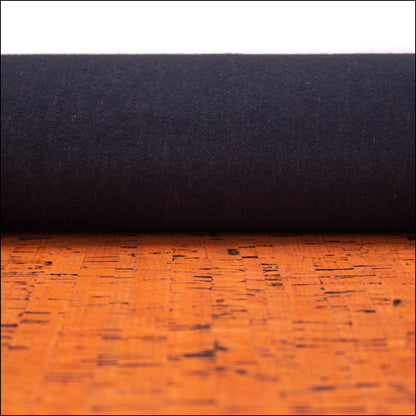 Orange Portuguese Cork Fabric Rustic Cof-184 Cork Fabric