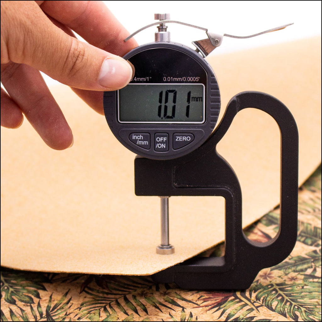 Palm Leaves. Seamless Floral Pattern Summer Cork Fabric Cof-377 Cork