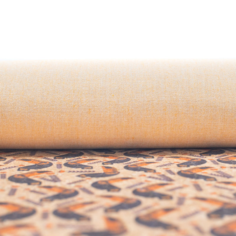 Pecan And Twig Cork Fabric Cof-358-A Cork Fabric