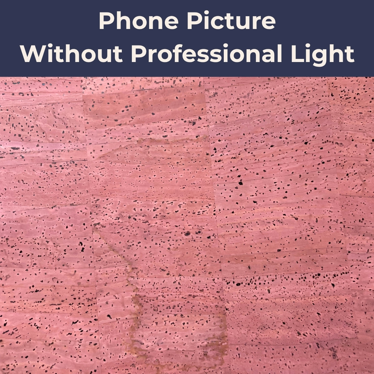 Blush Pink Natural Cork Fabric – 2026NEW GENERATION BACKING COF-817