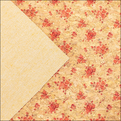 Pink Bouquet Cork Fabric Cof-366-A Cork Fabric