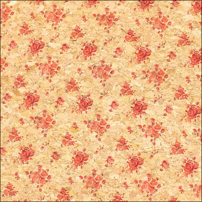 Pink Bouquet Cork Fabric Cof-366-A Cork Fabric