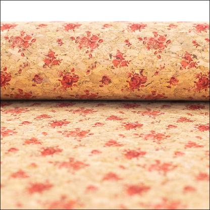 Pink Bouquet Cork Fabric Cof-366-A Cork Fabric