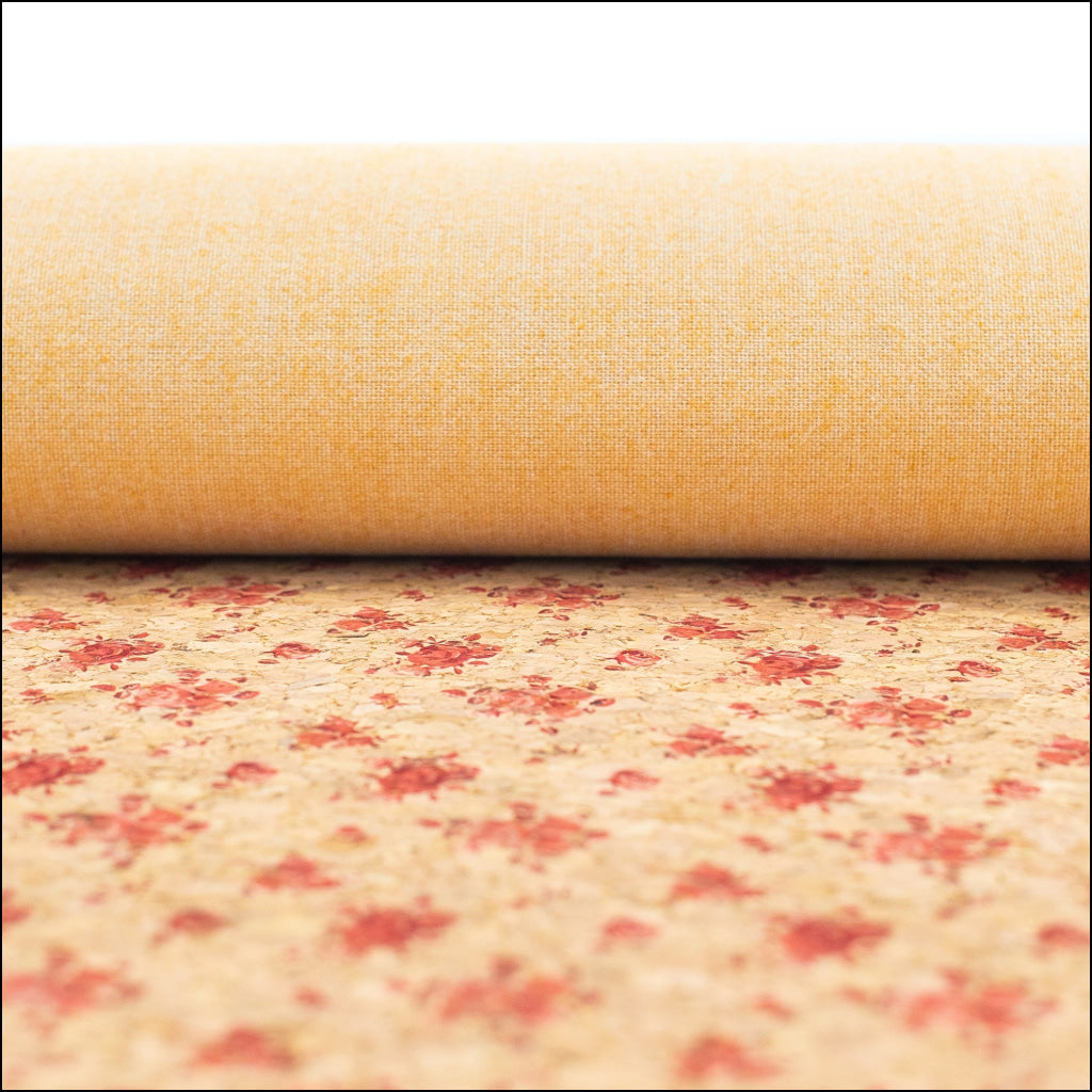 Pink Bouquet Cork Fabric Cof-366-A Cork Fabric