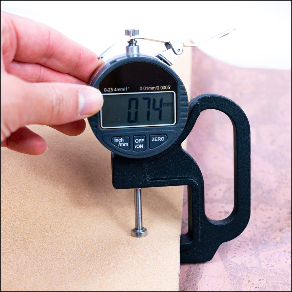 Pink Cork Fabric In Block Style With Beige Backing 0.74 Thickness Cof - 532 - A Cork Fabric