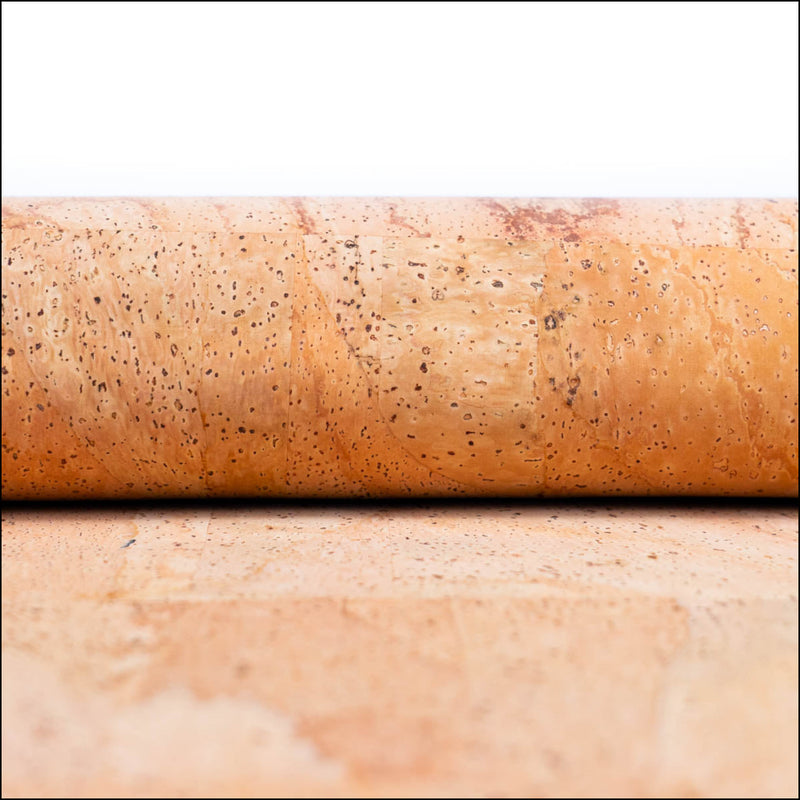 Premium 0.88Mm Thick Solid Natural Cork Fabric Additional Silicone Protective Layer Cof-517 Cork