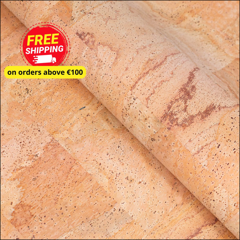 Premium 0.88Mm Thick Solid Natural Cork Fabric Additional Silicone Protective Layer Cof-517 Cork