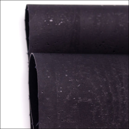 Premium Solid Black Cork Fabric COF-117 cork fabric