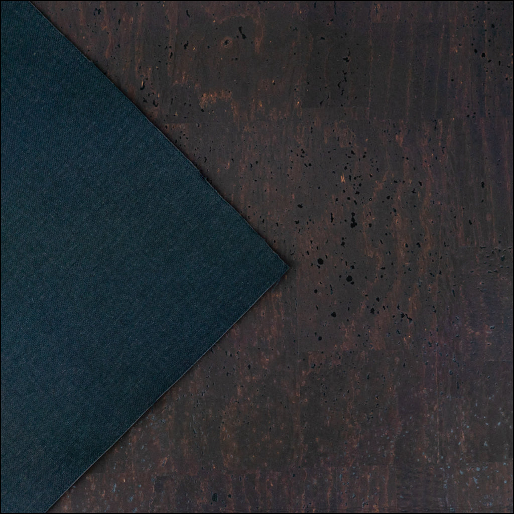 Premium Solid Brown Cork Fabric 0.66mm Thick COF-12-A cork fabric