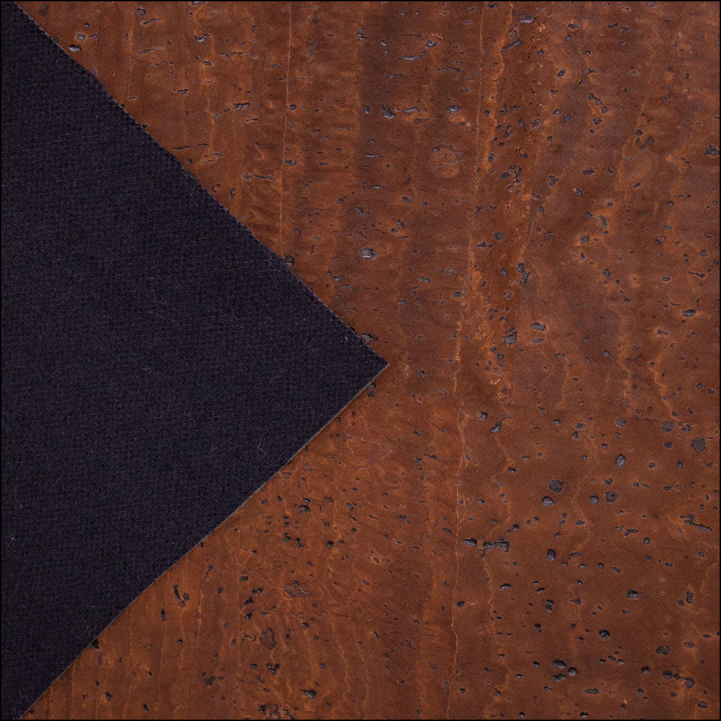 Premium Solid Brown Cork Fabric COF-131 cork fabric