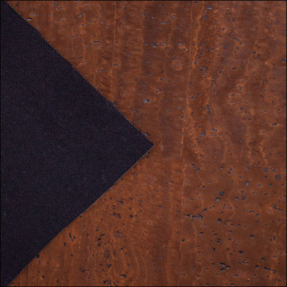 Premium Solid Brown Cork Fabric COF-131 cork fabric