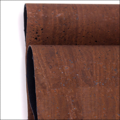 Premium Solid Brown Cork Fabric COF-131 cork fabric
