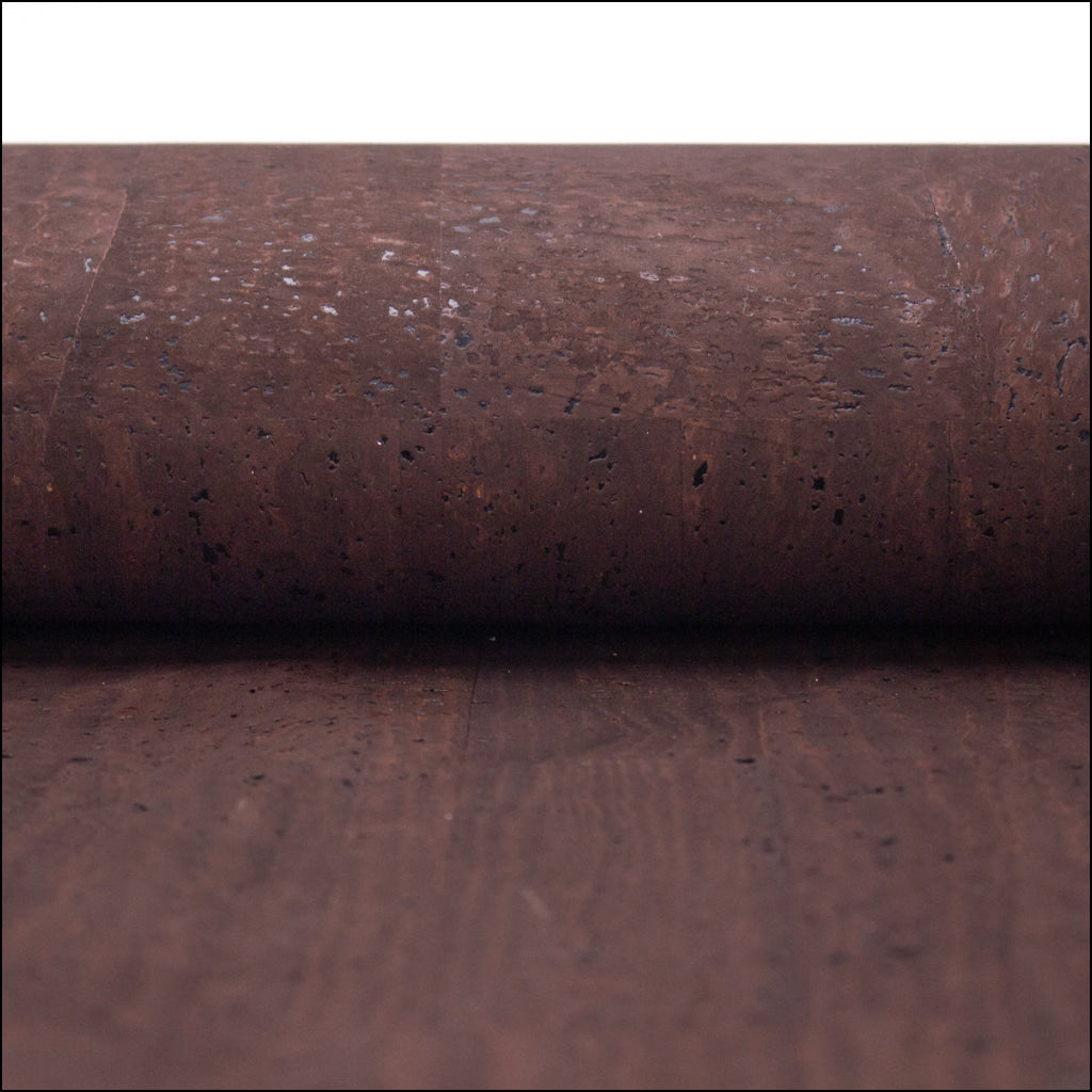 Premium Solid Marron Cork Fabric COF-12 cork fabric