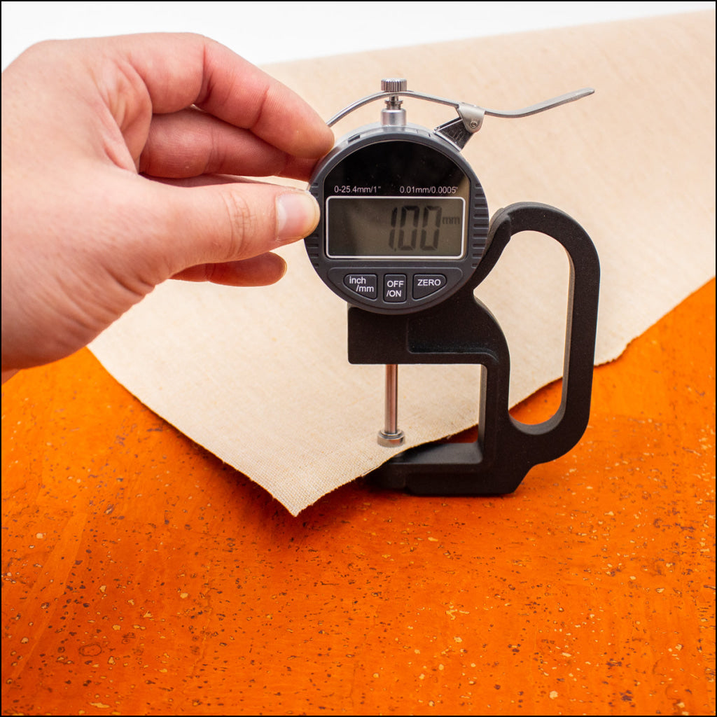 Premium Solid Orange Cork Fabric COF-126 cork fabric