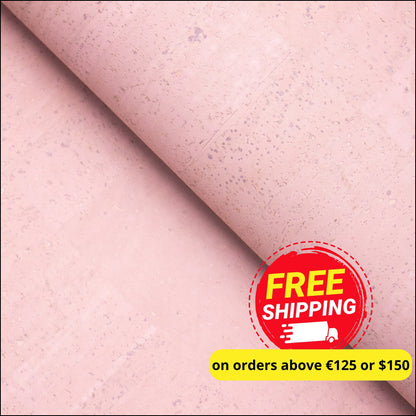 Premium Solid Pink Cork Fabric COF-339 cork fabric