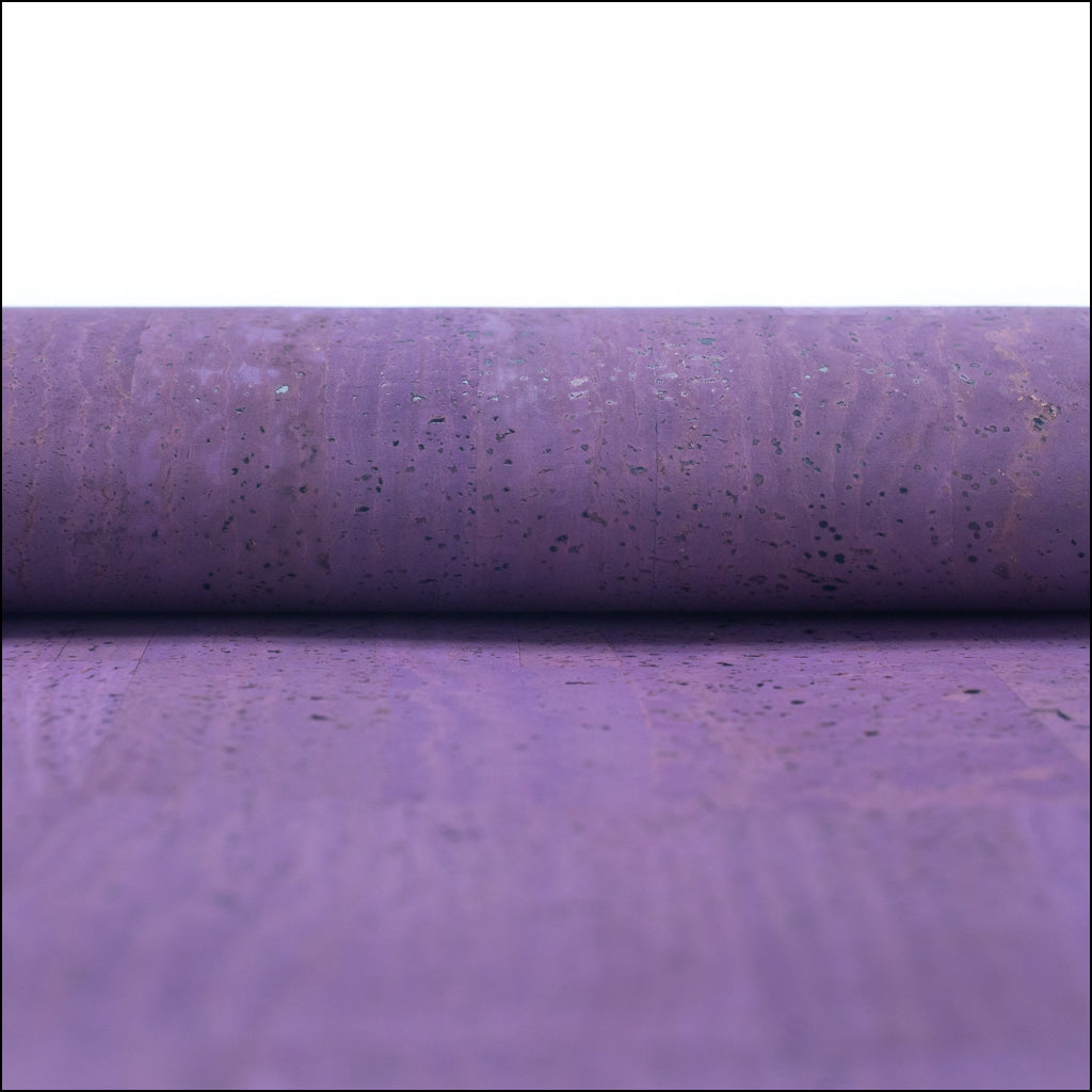 Premium Solid Purple Cork Fabric COF-303 cork fabric