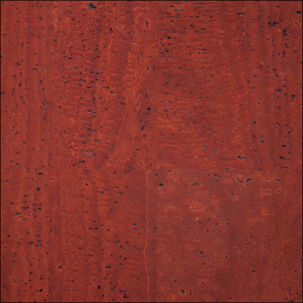 Premium Solid Scarlett Red Cork Fabric COF-155 cork fabric